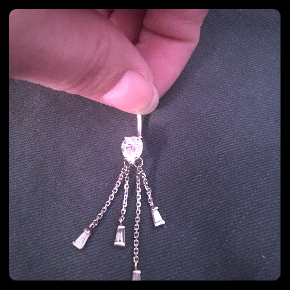 Pear diamond naval ring